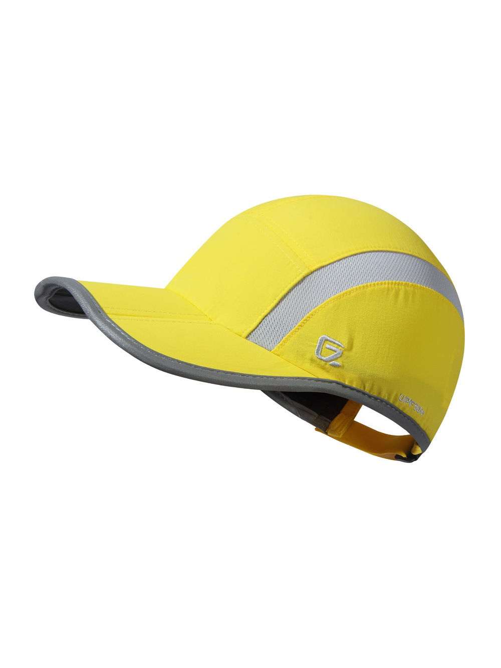 Reflective Folding Outdoor Hat Unstructured Design | Yellow | Size 6 7/8-7 1/2